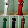 Asymmetric High neck dress