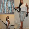 Bermuda Print Capri Pant