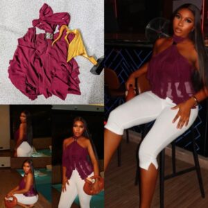 Luxe Ruffle Trim Top