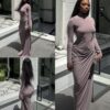 Maxi Asymmetric Dress