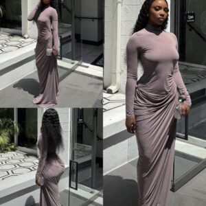 Maxi Asymmetric Dress