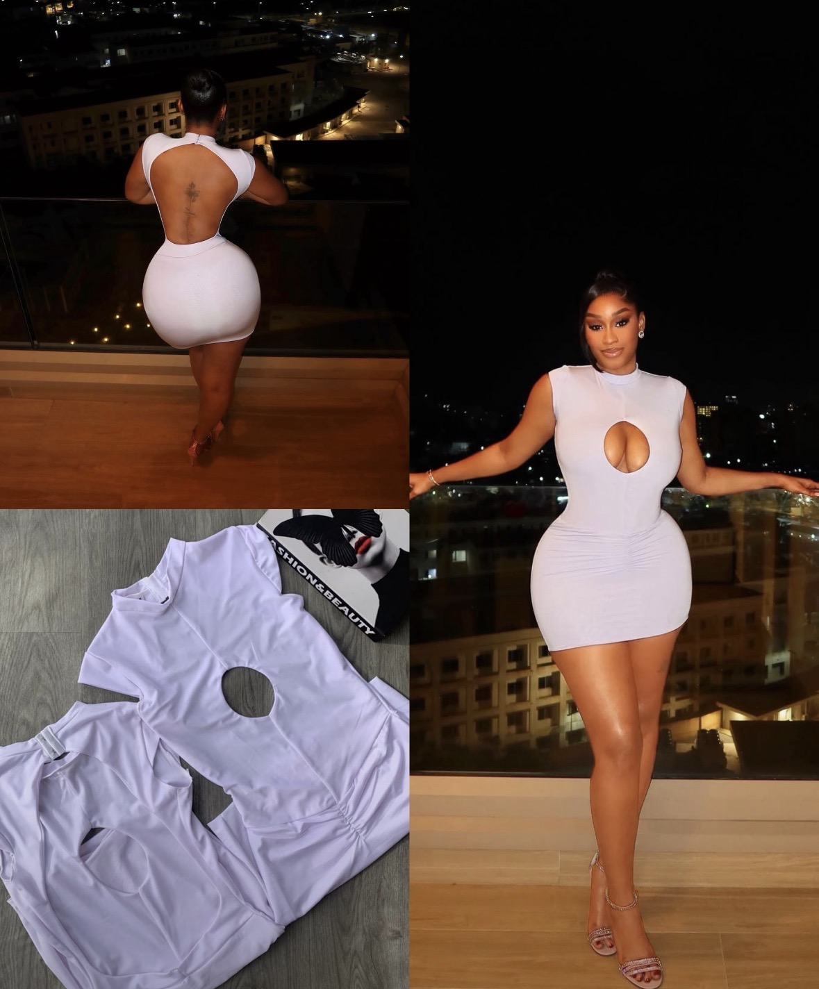 Oh Polly Inspired Backless Dress