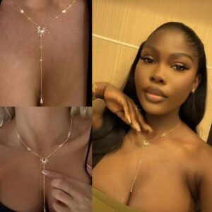 Rhinestone Y-shaped Necklace