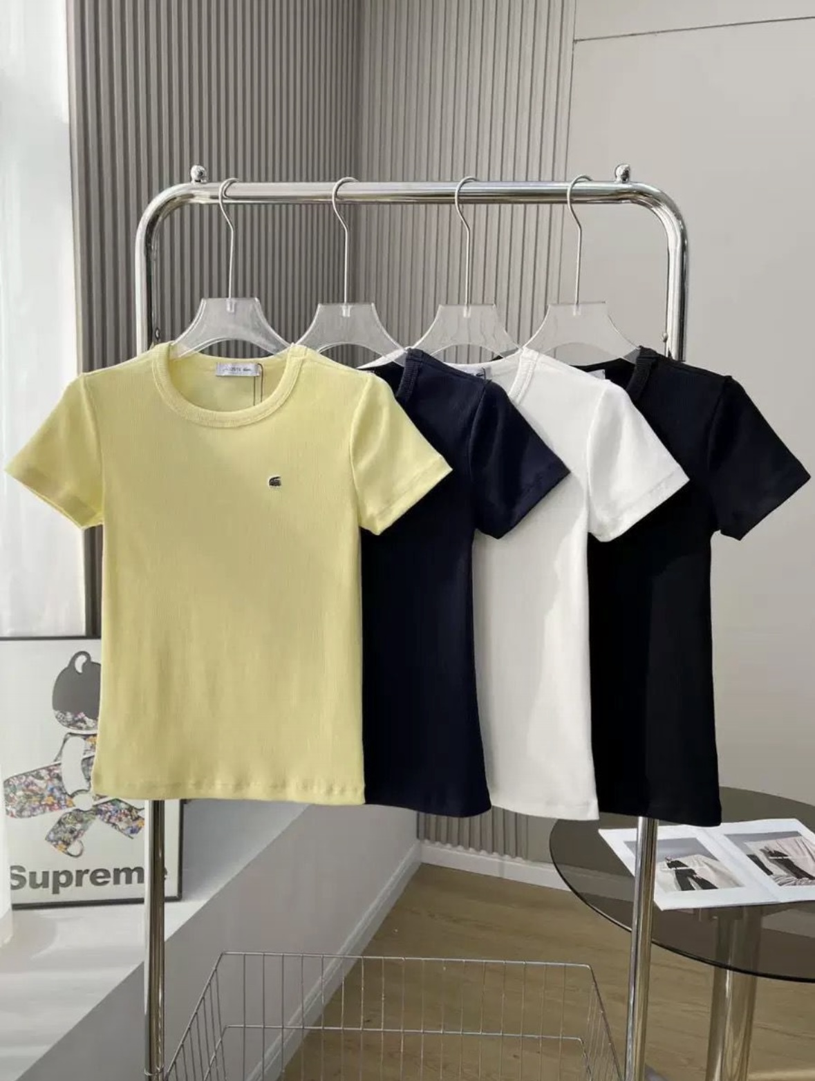Lacoste Ribbed T-Shirt