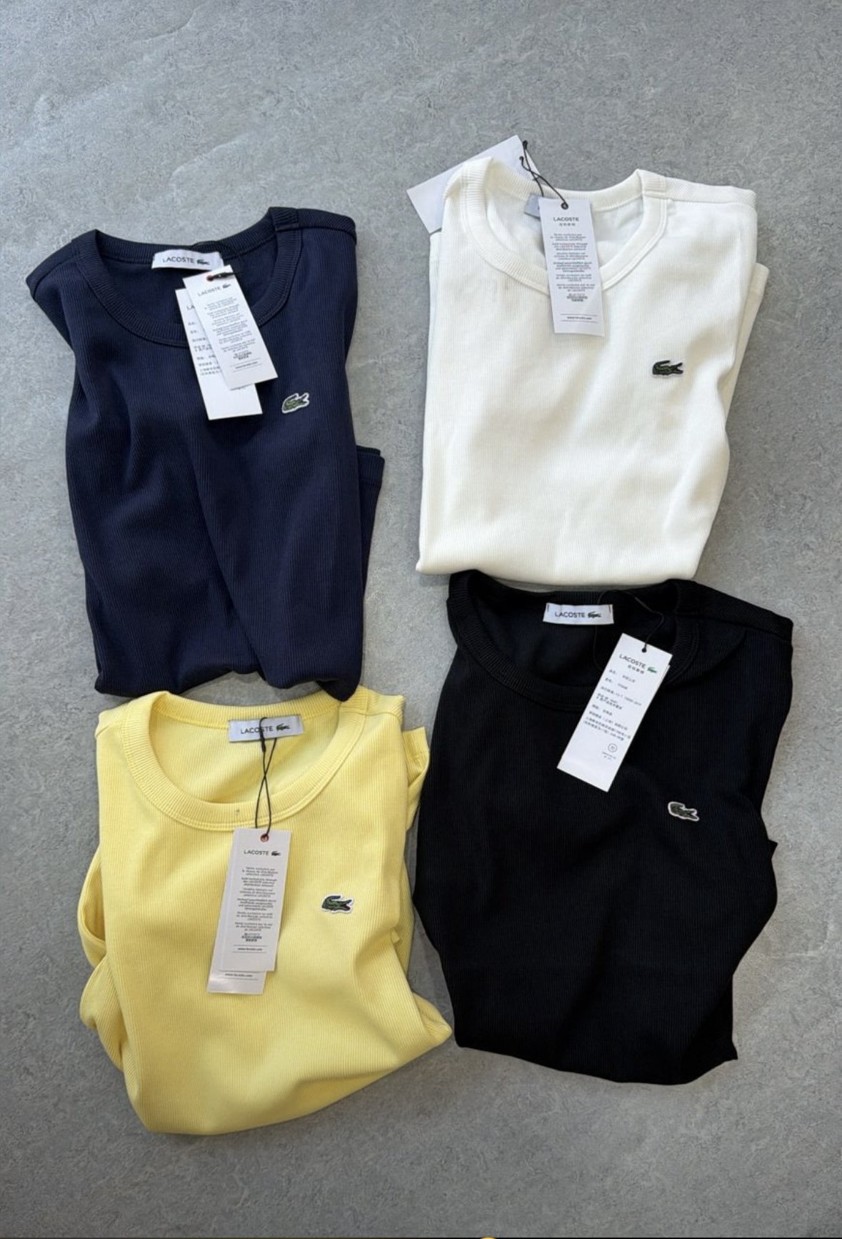 Lacoste Ribbed T-Shirt