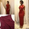 Cut Out Pleated Maxi Dress