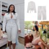 Zara Stylish polka Dot Shirt And Capri Pant