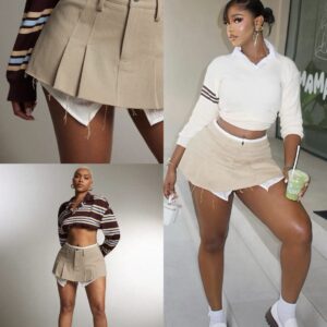 Sexy Layered Micro Mini Skirt