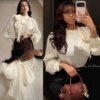 Sleeved Tie Cuff Chic Blouse