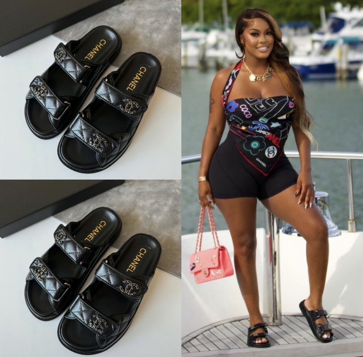 Double Strap Slides