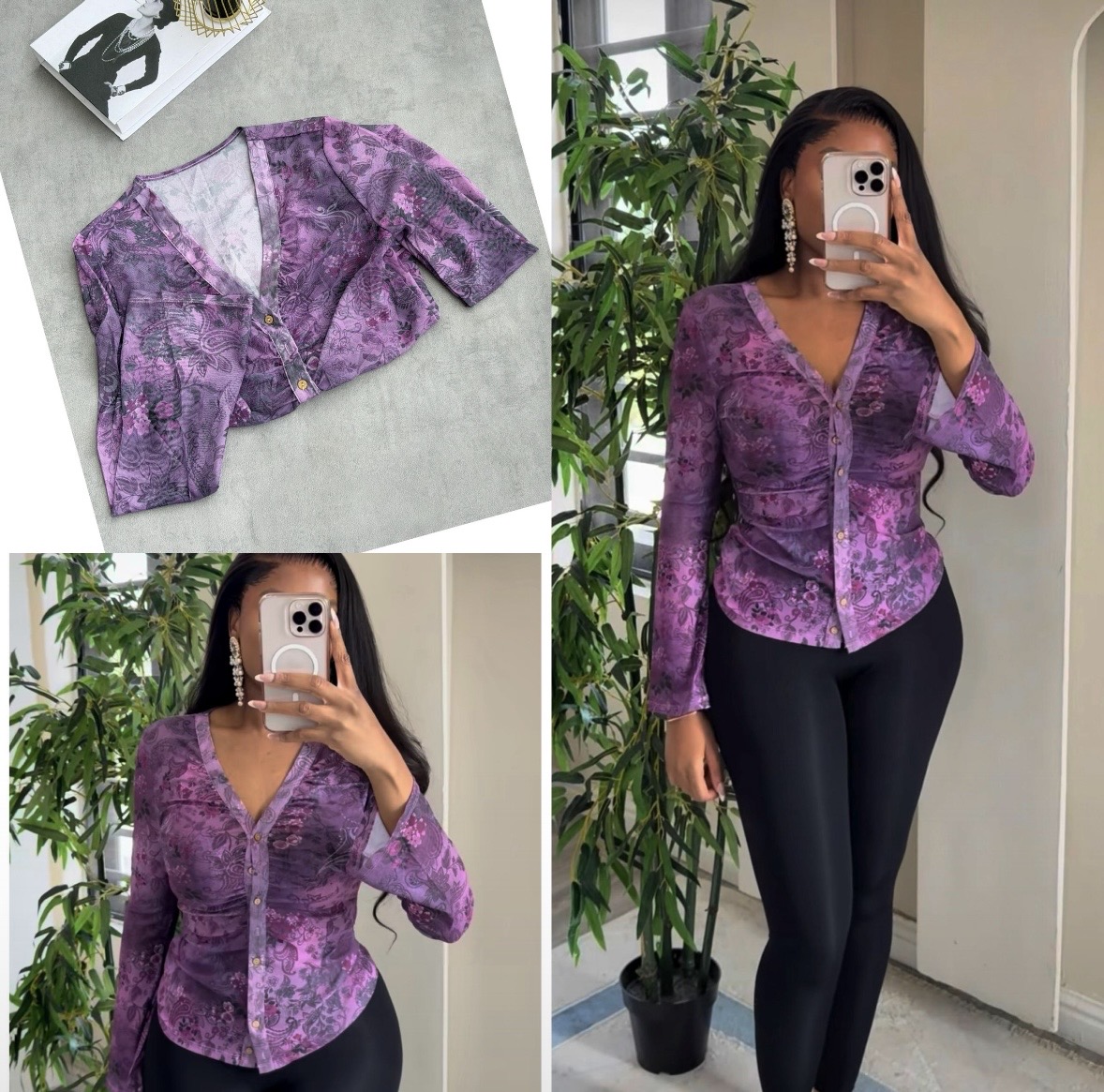 Pattern Mesh Top