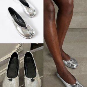 Tabi Mirror Ballerina shoe