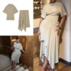 Zara Asymmetric Skirt Set