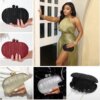 Elegant Pleated Clutch Bag