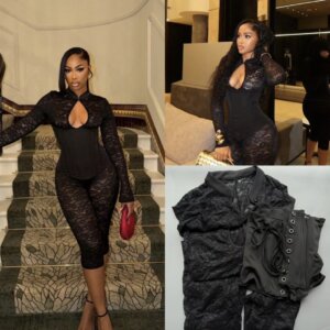 Lace Corset Capri Jumpsuit
