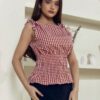 Ruffled waist Top