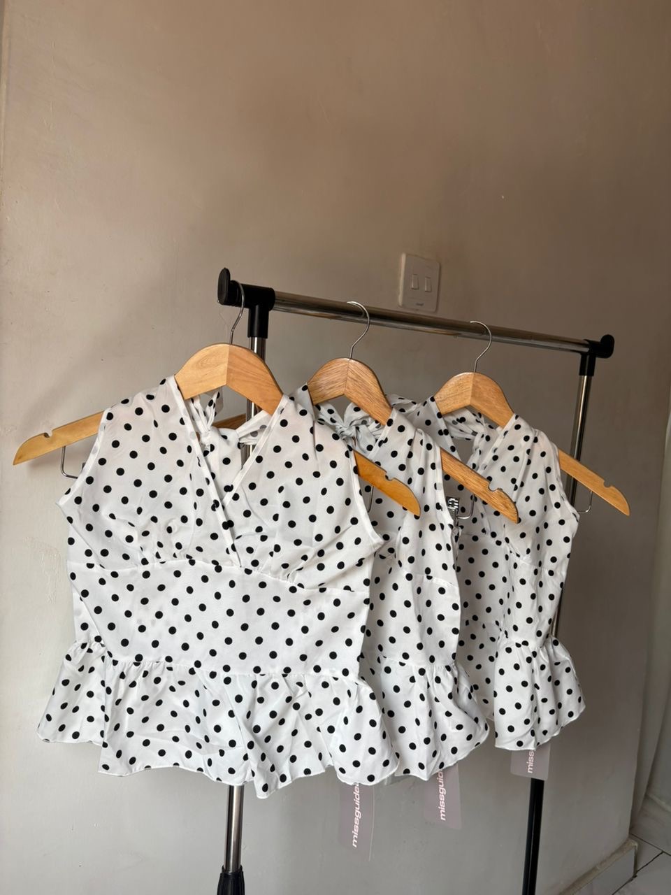 Polka Dot Halter Top