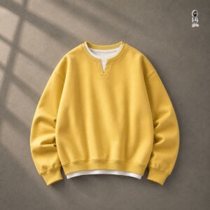 Layered Collar Sweatshirt