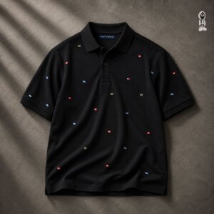 Cotton collar polo