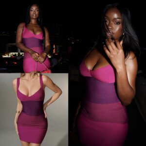 Multicolor Bandage Dress