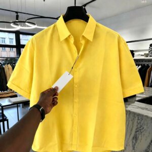 Plain Short Sleeve Shirt