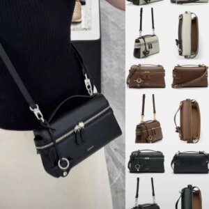 Structured Leather Mini Bag