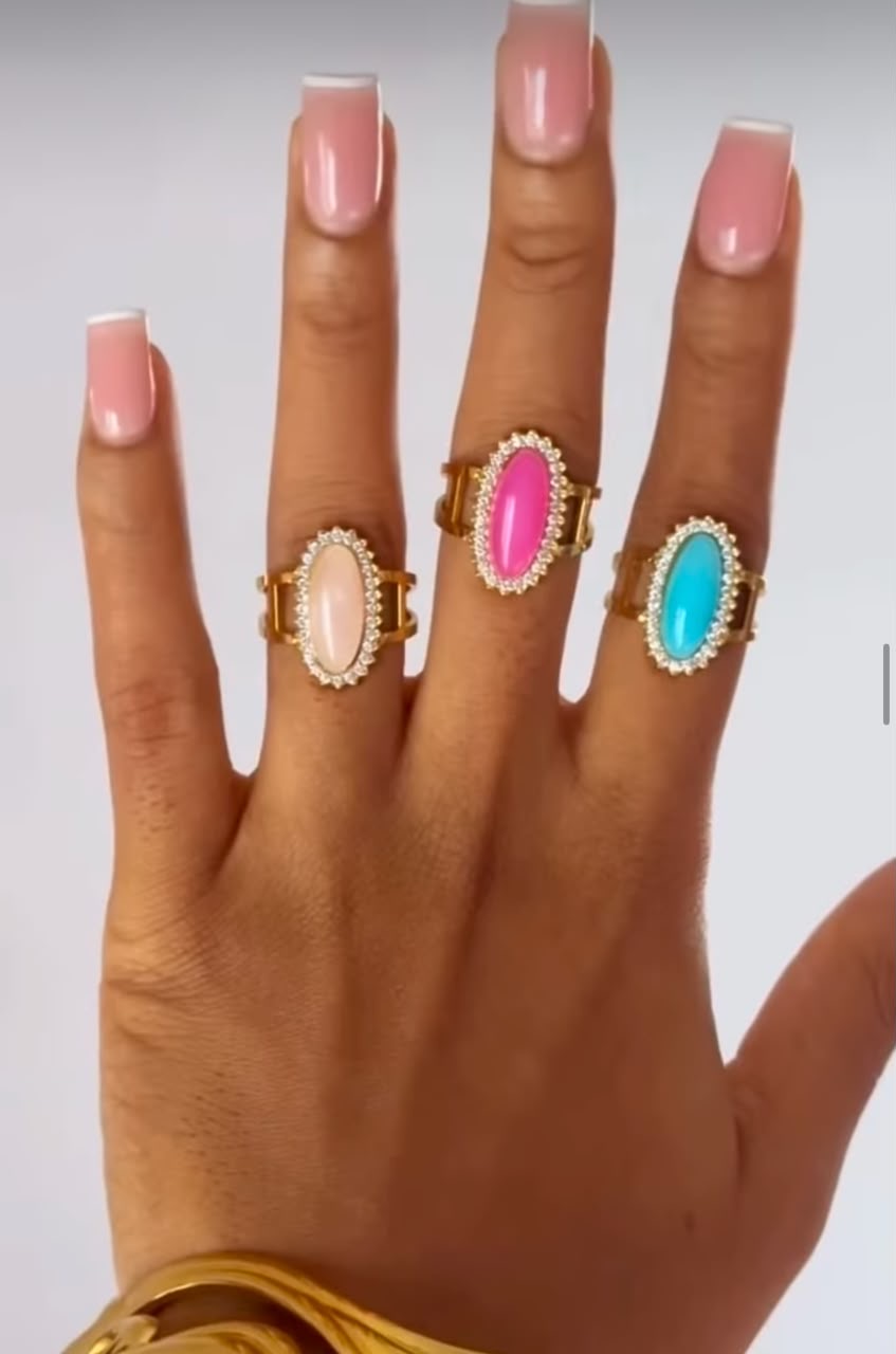 Oval Halo Rings