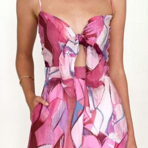 Floral Strapless Jumpsuit