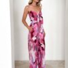 Floral Strapless Jumpsuit