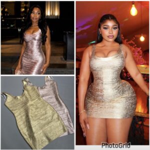 Shiny Bandage Dress