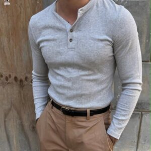 Henley Long sleeve Fit