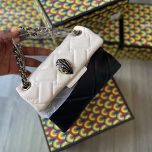 Clasp Quilted Chain Bag