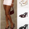 Glossy Mule Heels